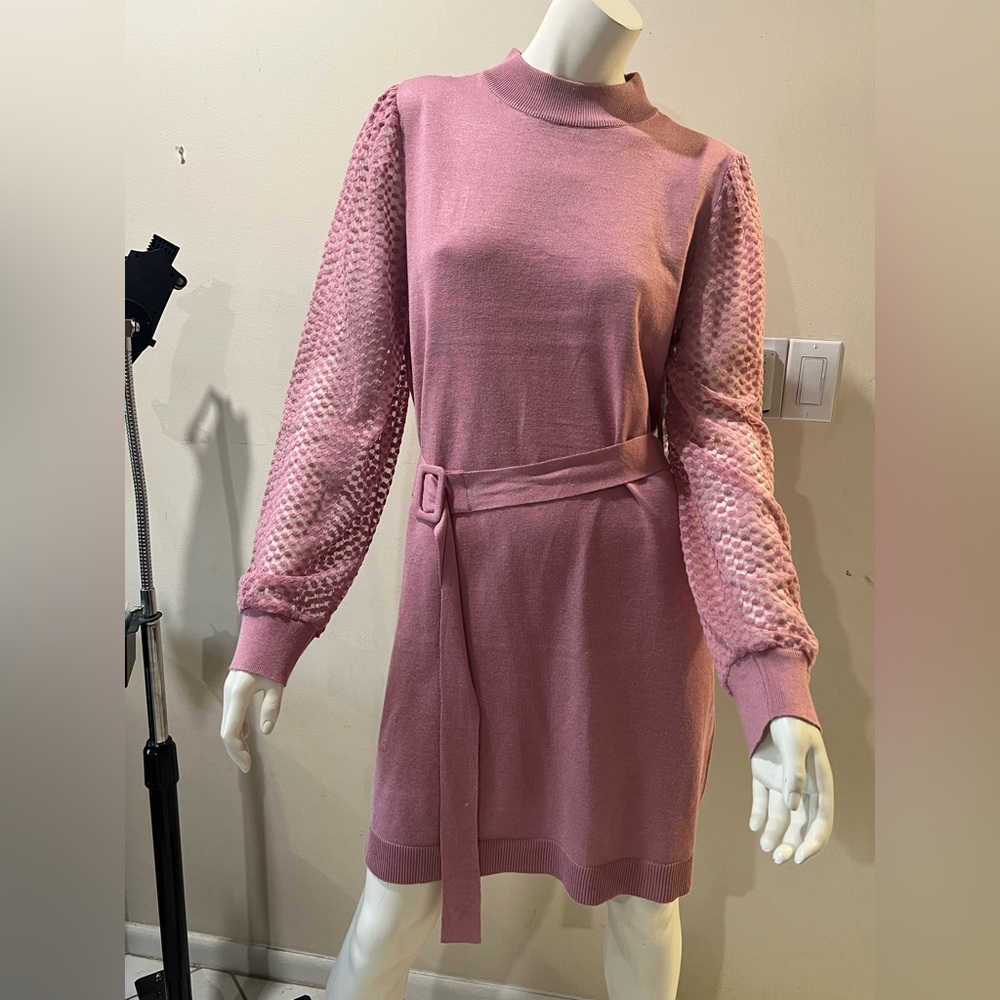 Alison andrews woman sweater dress/mauve /XL/nwt
